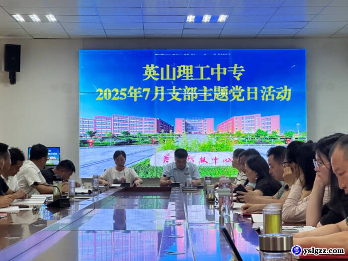 我校开展7月支部主题党日活动