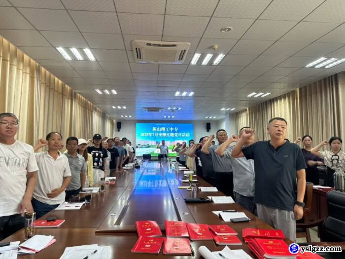 我校开展7月支部主题党日活动